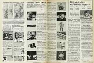 Better Homes & Gardens February 1971 Magazine Article: Shopping editor's choice