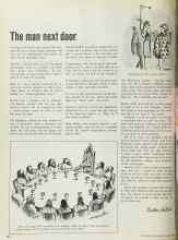 Better Homes & Gardens March 1971 Magazine Article: The man next door