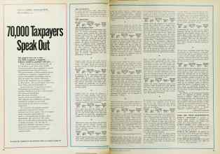 Better Homes & Gardens March 1971 Magazine Article: 70,000 Taxpayers Speak Out