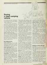 Better Homes & Gardens April 1971 Magazine Article: Buying a used camping vehicle