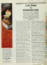 Better Homes & Gardens May 1971 Magazine Article: Living through A REMODELING