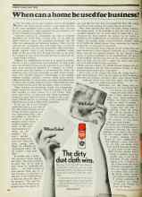 Better Homes & Gardens May 1971 Magazine Article: When can a home be used for business?