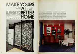 Better Homes & Gardens May 1971 Magazine Article: MAKE YOURS A BETTER HOME
