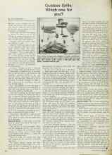 Better Homes & Gardens June 1971 Magazine Article: Outdoor Grills: Which one for you?