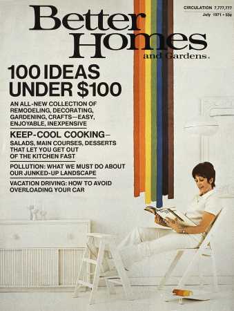 Better Homes & Gardens July 1971 Magazine Cover