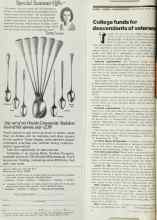 Better Homes & Gardens July 1971 Magazine Article: College funds for descendants of veterans