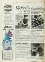Better Homes & Gardens August 1971 Magazine Article: Kid Crafts