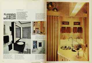 Better Homes & Gardens August 1971 Magazine Article: PLANNING A BETTER BATHROOM
