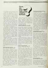 Better Homes & Gardens September 1971 Magazine Article: How do you rate your child's school