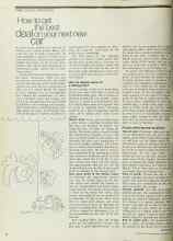 Better Homes & Gardens September 1971 Magazine Article: How to get the best deal on your next new car