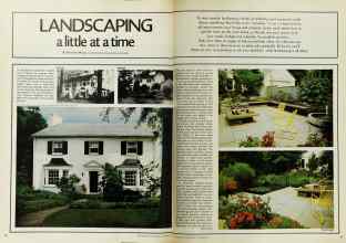 Better Homes & Gardens September 1971 Magazine Article: LANDSCAPING a little at a time