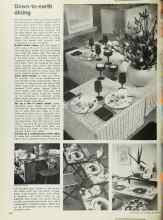 Better Homes & Gardens October 1971 Magazine Article: Down-to-earth dining