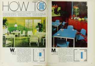 Better Homes & Gardens October 1971 Magazine Article: HOW To MAKE SMALL ROOMS WORK BETTER