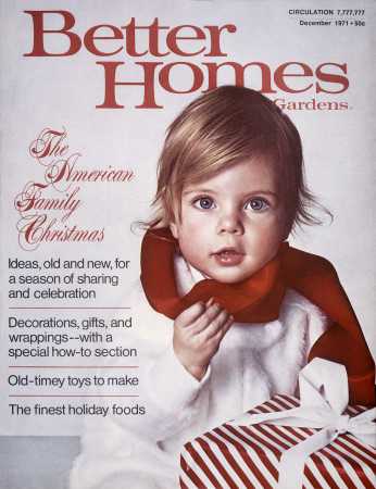 Better Homes & Gardens December 1971 Magazine Cover