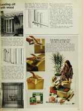 Better Homes & Gardens December 1971 Magazine Article: Leading off with wood