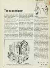 Better Homes & Gardens December 1971 Magazine Article: The man next door