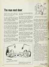 Better Homes & Gardens January 1972 Magazine Article: The man next door