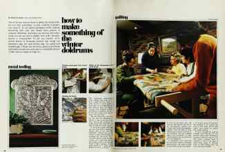 Better Homes & Gardens January 1972 Magazine Article: How to make something of the winter doldrums