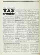 Better Homes & Gardens February 1972 Magazine Article: How to stay out of TAX trouble