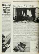 Better Homes & Gardens February 1972 Magazine Article: Converting your fireplace to gas