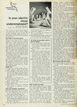 Better Homes & Gardens February 1972 Magazine Article: Is your electric mixer underemployed?