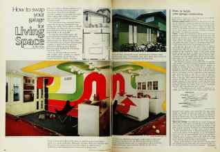 Better Homes & Gardens February 1972 Magazine Article: How to swap your garage for Living Space