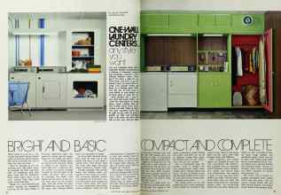 Better Homes & Gardens February 1972 Magazine Article: BRIGHT AND BASIC COMPACT AND COMPLETE