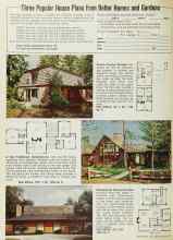 Better Homes & Gardens March 1972 Magazine Article: Three Popular House Plans from Better Homes and Gardens