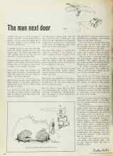 Better Homes & Gardens March 1972 Magazine Article: The man next door