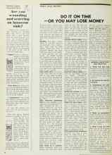 Better Homes & Gardens April 1972 Magazine Article: DO IT ON TIME--OR YOU MAY LOSE MONEY