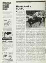 Better Homes & Gardens April 1972 Magazine Article: How to watch a RODEO