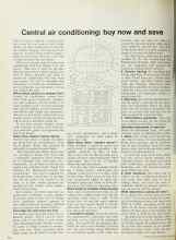 Better Homes & Gardens April 1972 Magazine Article: Central air conditioning: buy now and save
