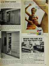 Better Homes & Gardens April 1972 Magazine Article: Co-op closet system