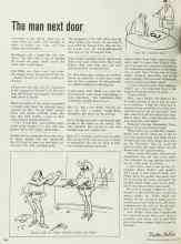 Better Homes & Gardens April 1972 Magazine Article: The man next door