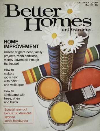 Better Homes & Gardens May 1972 Magazine Cover