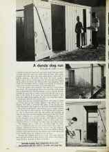 Better Homes & Gardens May 1972 Magazine Article: A dandy dog run