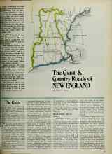 Better Homes & Gardens May 1972 Magazine Article: The Coast & Country Roads of NEW ENGLAND