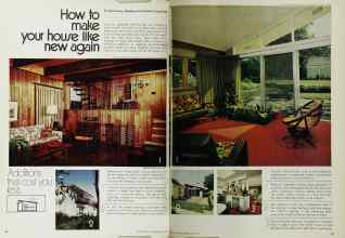 Better Homes & Gardens May 1972 Magazine Article: How to make your house like new again