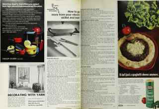 Better Homes & Gardens May 1972 Magazine Article: How to get more from your electric skillet and knife