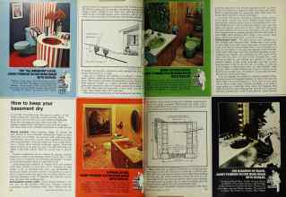 Better Homes & Gardens May 1972 Magazine Article: How to keep your basement dry