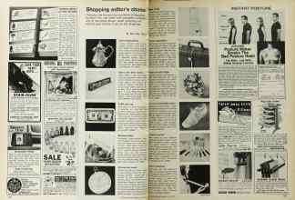 Better Homes & Gardens May 1972 Magazine Article: Shopping editor's choice