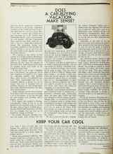 Better Homes & Gardens June 1972 Magazine Article: DOES A CAR-BUYING VACATION MAKE SENSE?
