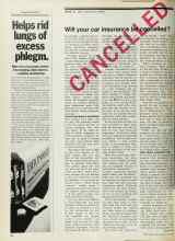 Better Homes & Gardens June 1972 Magazine Article: Will your car insurance be cancelled?