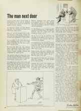 Better Homes & Gardens June 1972 Magazine Article: The man next door