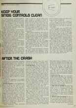 Better Homes & Gardens July 1972 Magazine Article: KEEP YOUR SMOG CONTROLS CLEAN