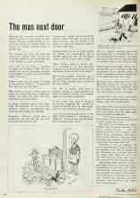 Better Homes & Gardens July 1972 Magazine Article: The man next door