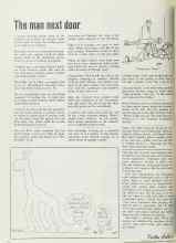 Better Homes & Gardens August 1972 Magazine Article: The man next door