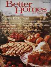 Better Homes & Gardens August 1972 Magazine Cover