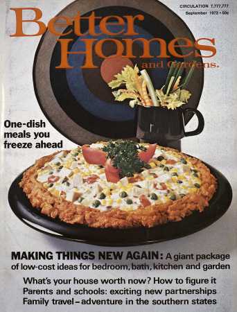 Better Homes & Gardens September 1972 Magazine Cover
