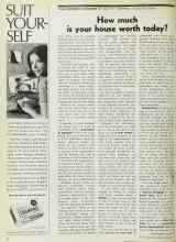 Better Homes & Gardens September 1972 Magazine Article: How much is your house worth today?